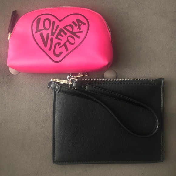 Steve Madden Handbags - 2pc Bag Set: Steve Madden Clutch and VS Dome Cosmetic Pouch NWOT